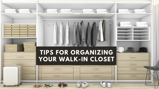 How to organize your walk-in closet